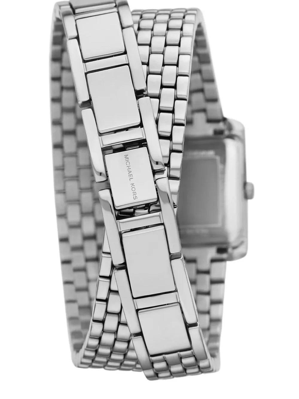 Michael Kors Emery Double Wrap Three-Hand Stainless Steel Watch 22mm